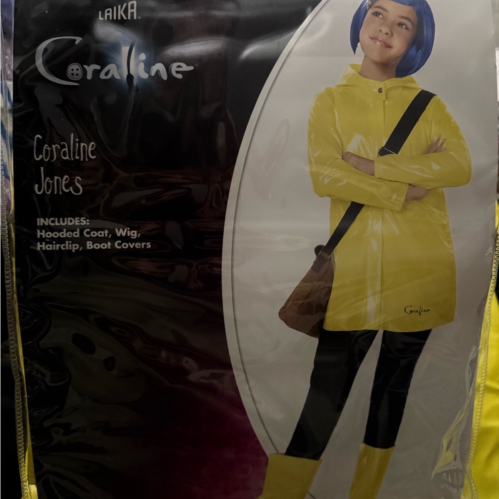 Spirit Coraline Jones Kids Costume - Yellow and Black
